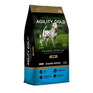 Agility Gold Grandes Adultos Piel 8kg