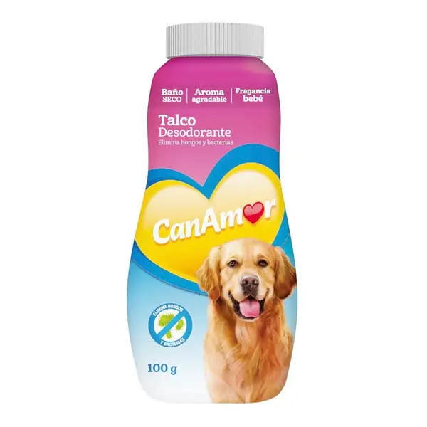 TALCO CANAMOR DESODORANTE PERROS 
