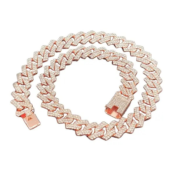 Cadena Eslabon Rosa